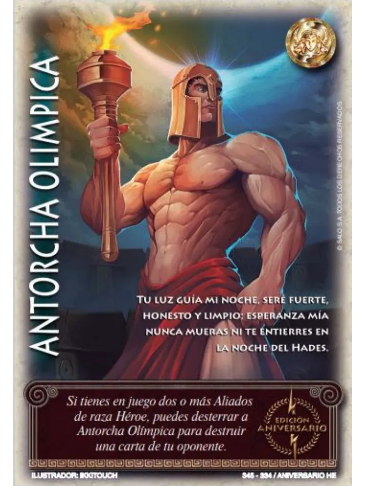 ANTORCHA OLÍMPICA (Edición Aniversario)