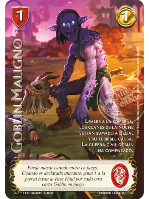GOBLIN MALIGNO (Foil Lluvia)
