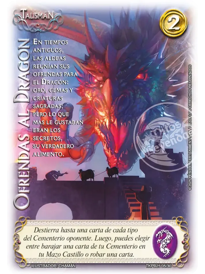 OFRENDAS AL DRAGÓN