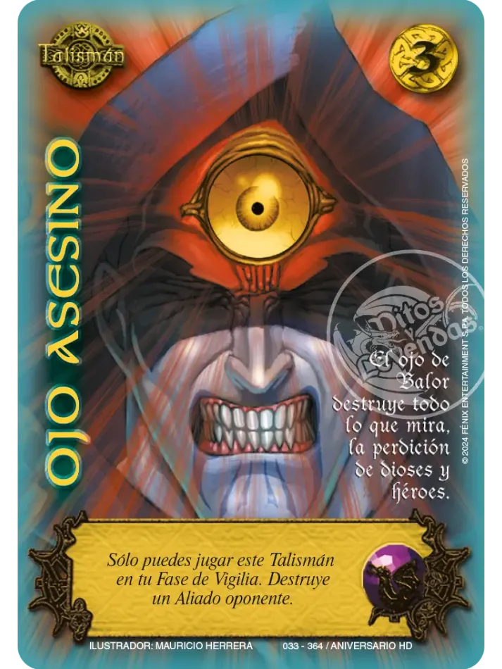 OJO ASESINO (Foil Amarillo)