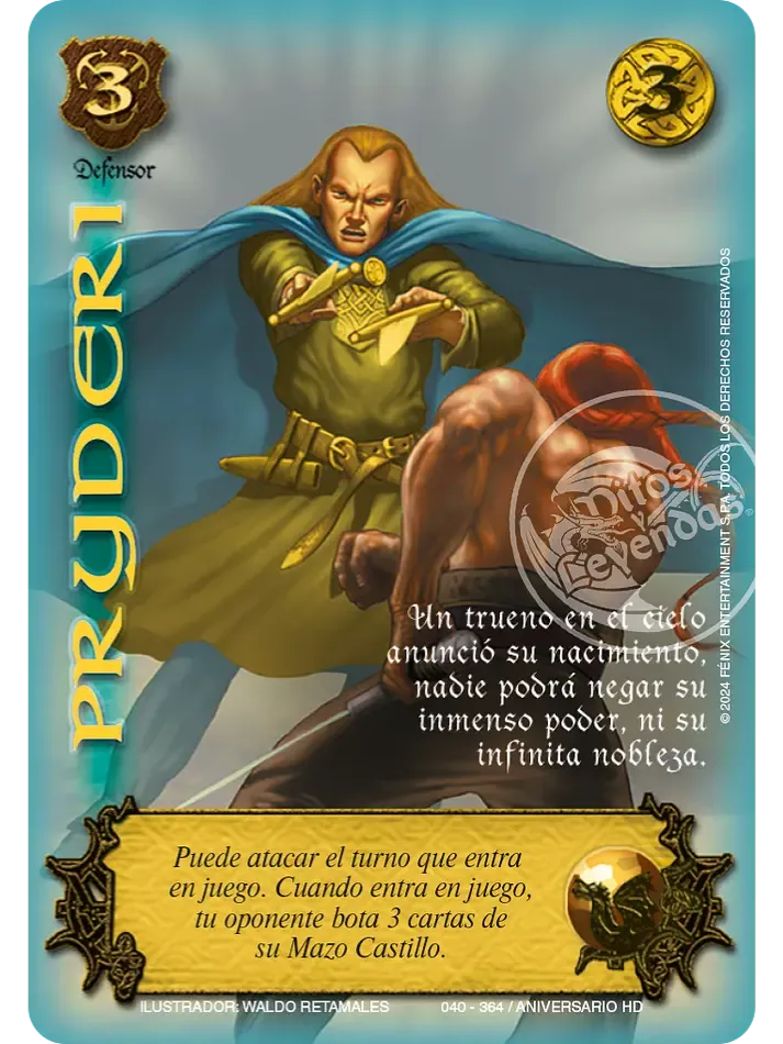 pryderi-amarillo PRYDERI (Foil Amarillo)