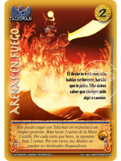 Arenas en Fuego