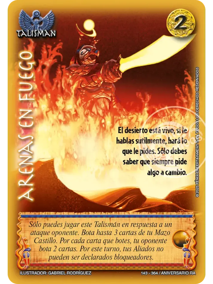 Arenas en Fuego