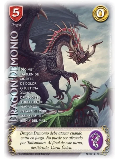 Dragón Demonio (Arte Alternativo)