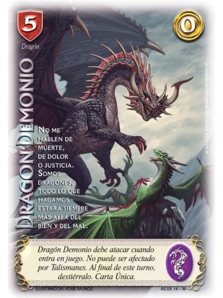 Dragón Demonio (Arte Alternativo)