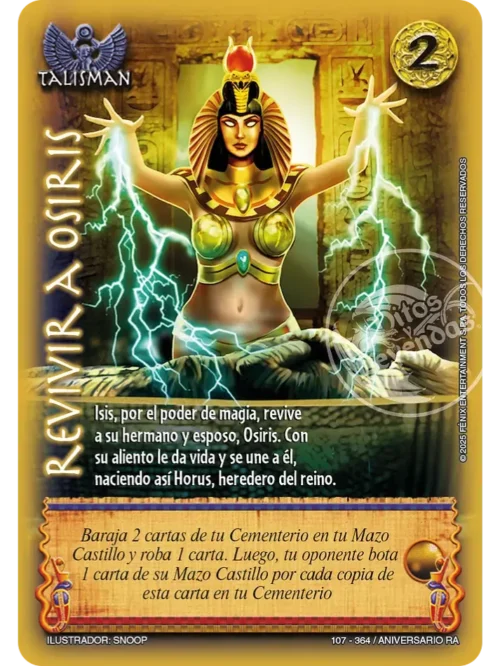 Revivir a Osiris