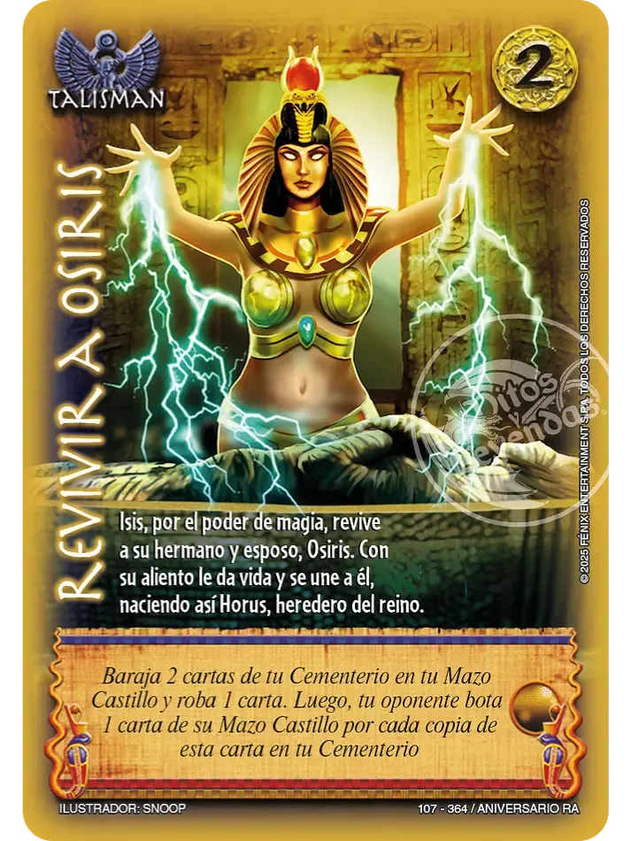 Revivir a Osiris