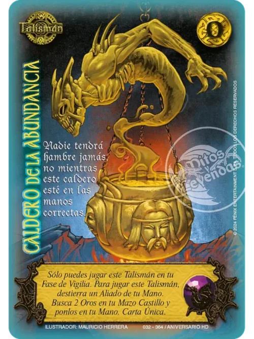 Caldero de la Abundancia (Foil Amarillo)