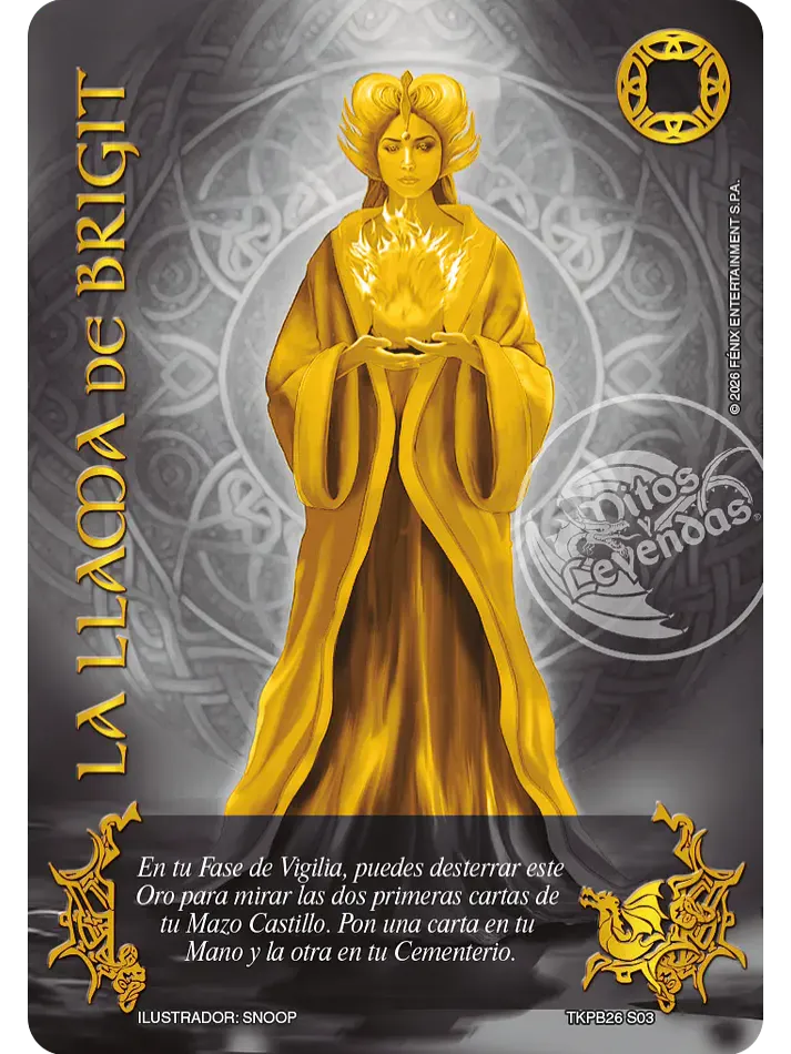 Llama de Brigit (Dorada)